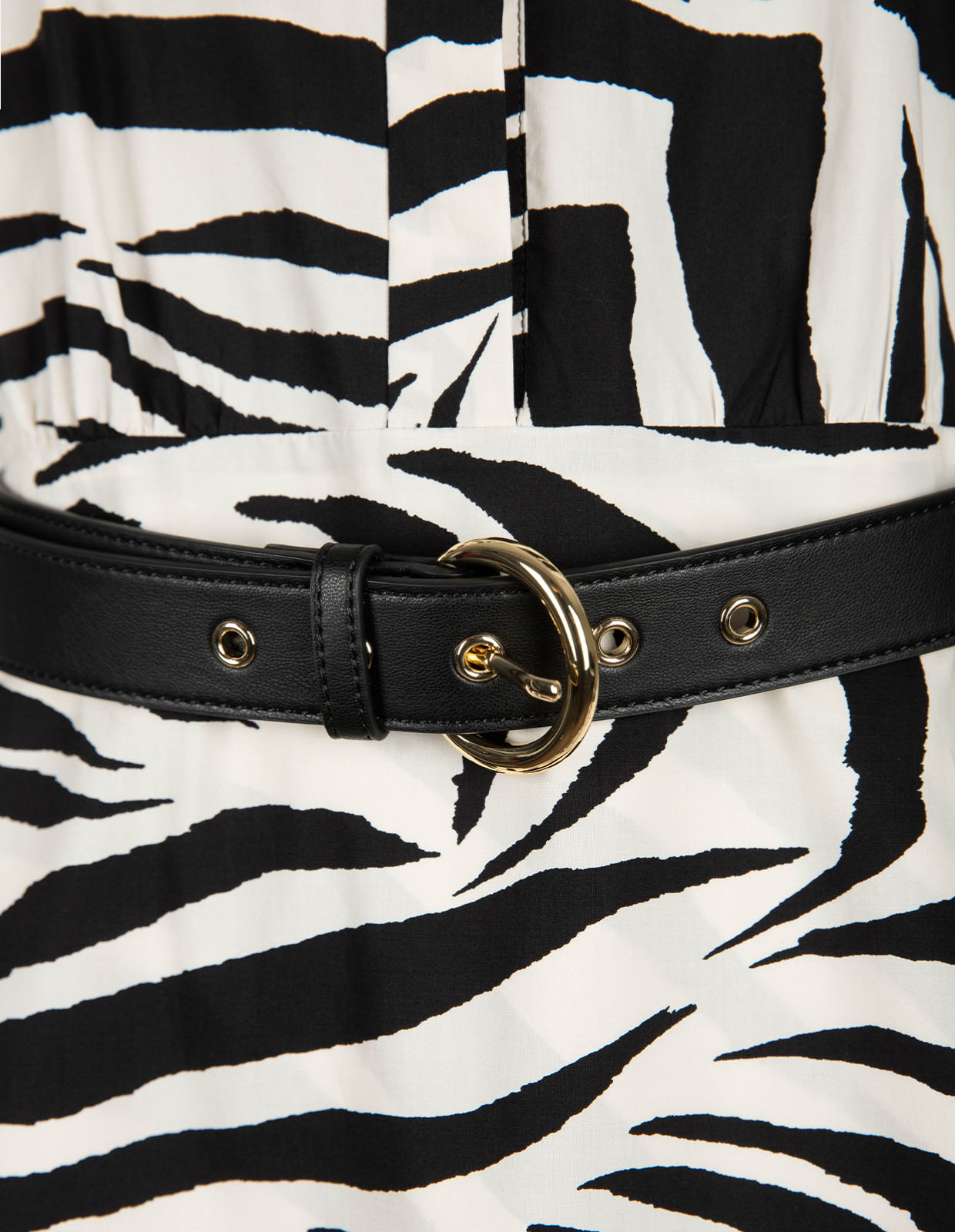 MSTWest Klänning Svart/Vit