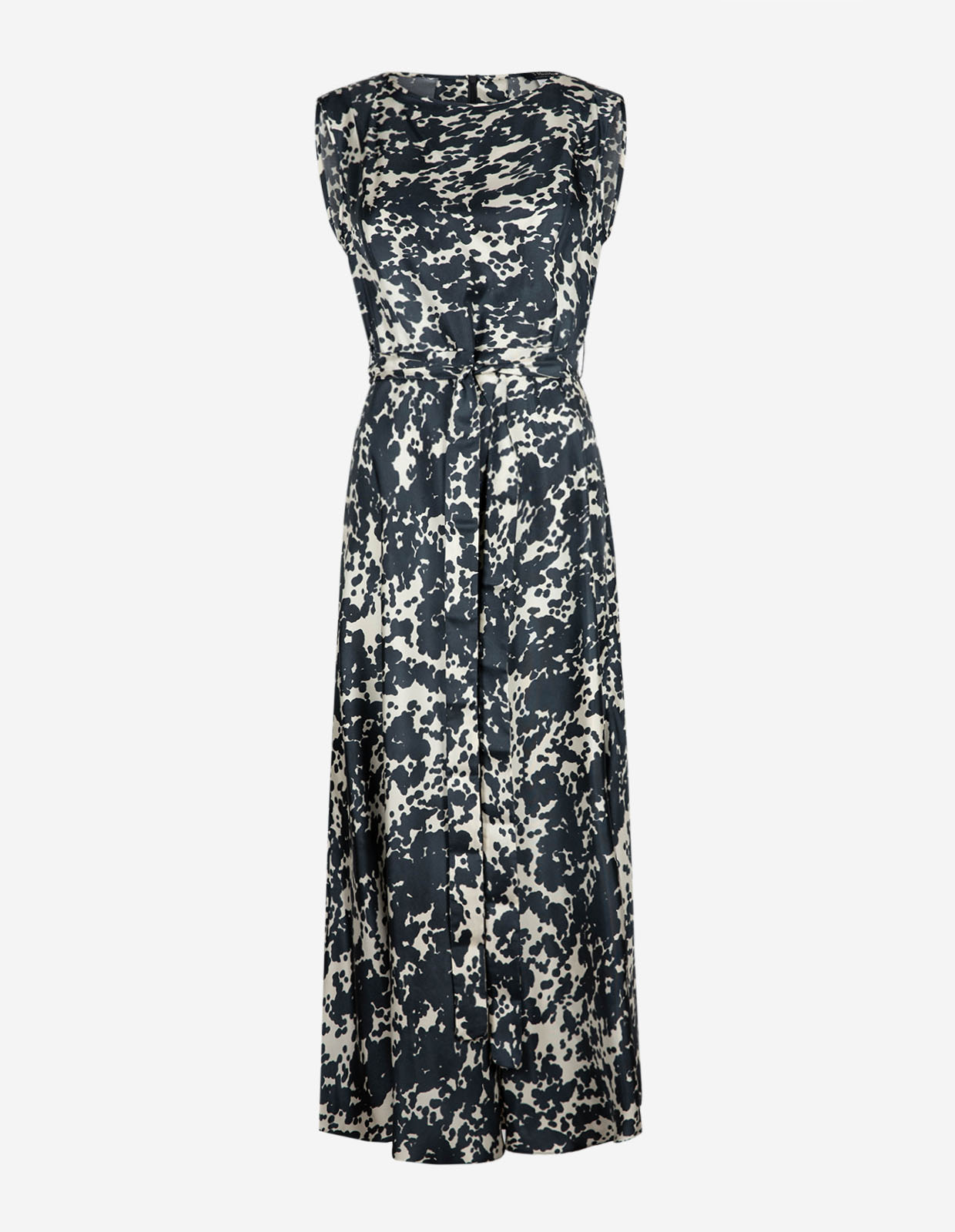 SMMMartina Klänning Siden Navy/Vit