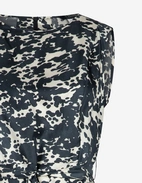 SMMMartina Klänning Siden Navy/Vit