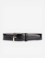 Bälte Läder Svart