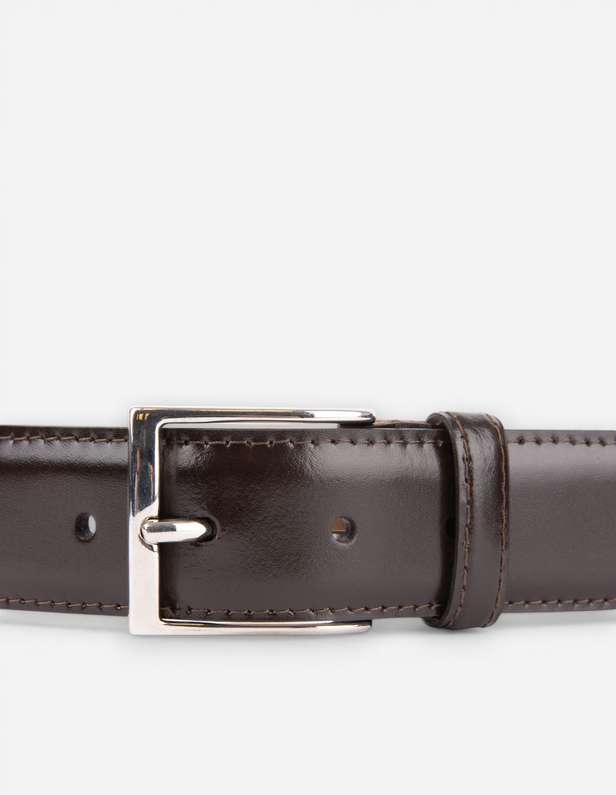Bälte Läder Brun