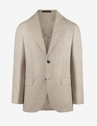 Ferry Kavaj Marzotto Linne Ljusbeige