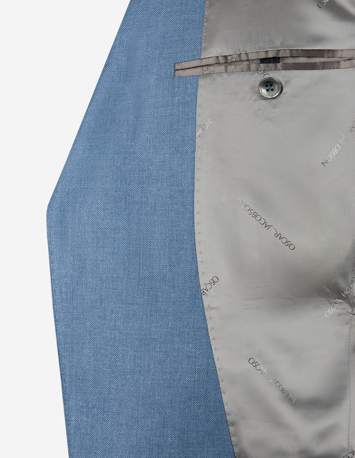 Ferry Kavaj Marzotto Linne Ljusblå