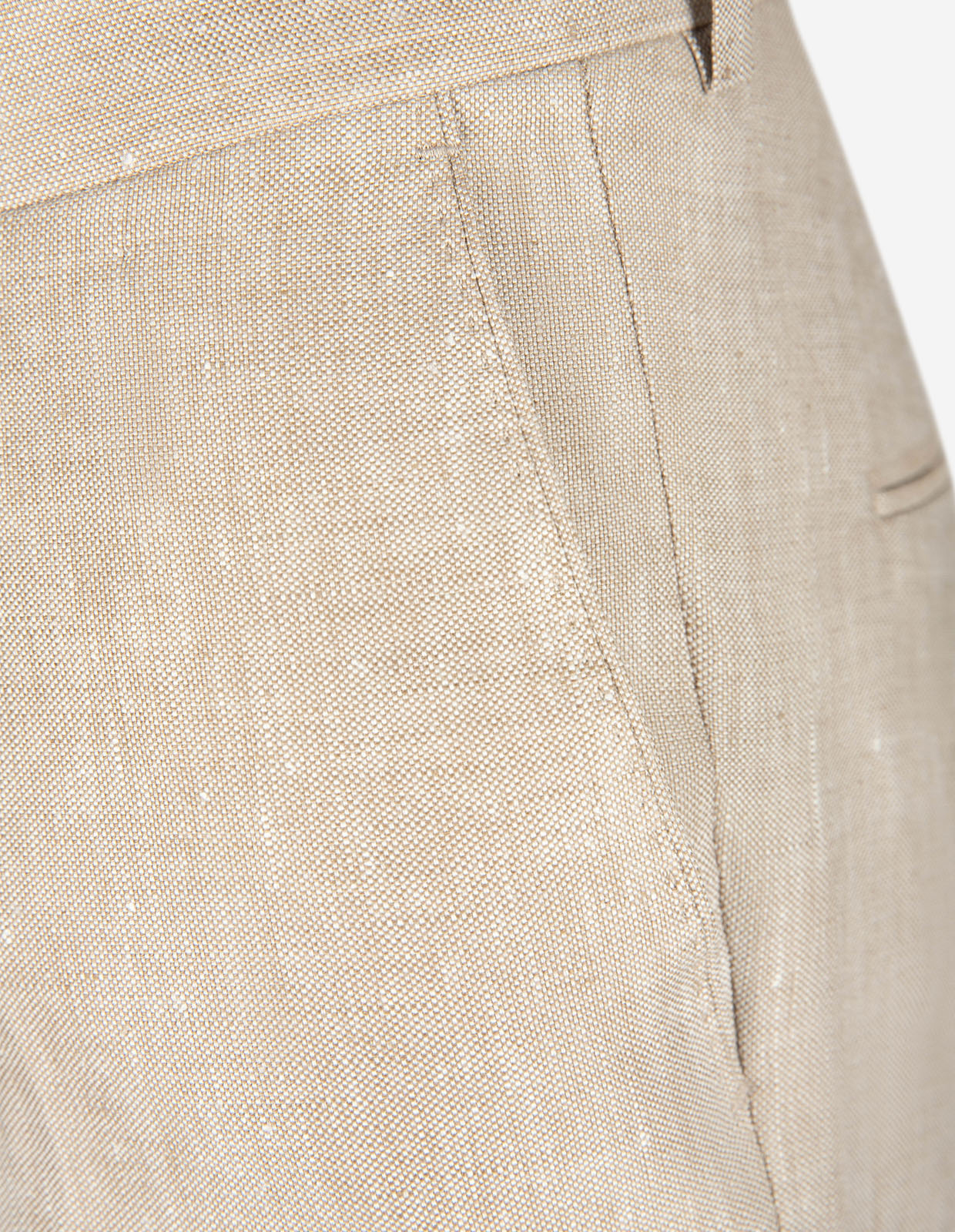 Dandy Byxa Marzotto Linne Ljusbeige