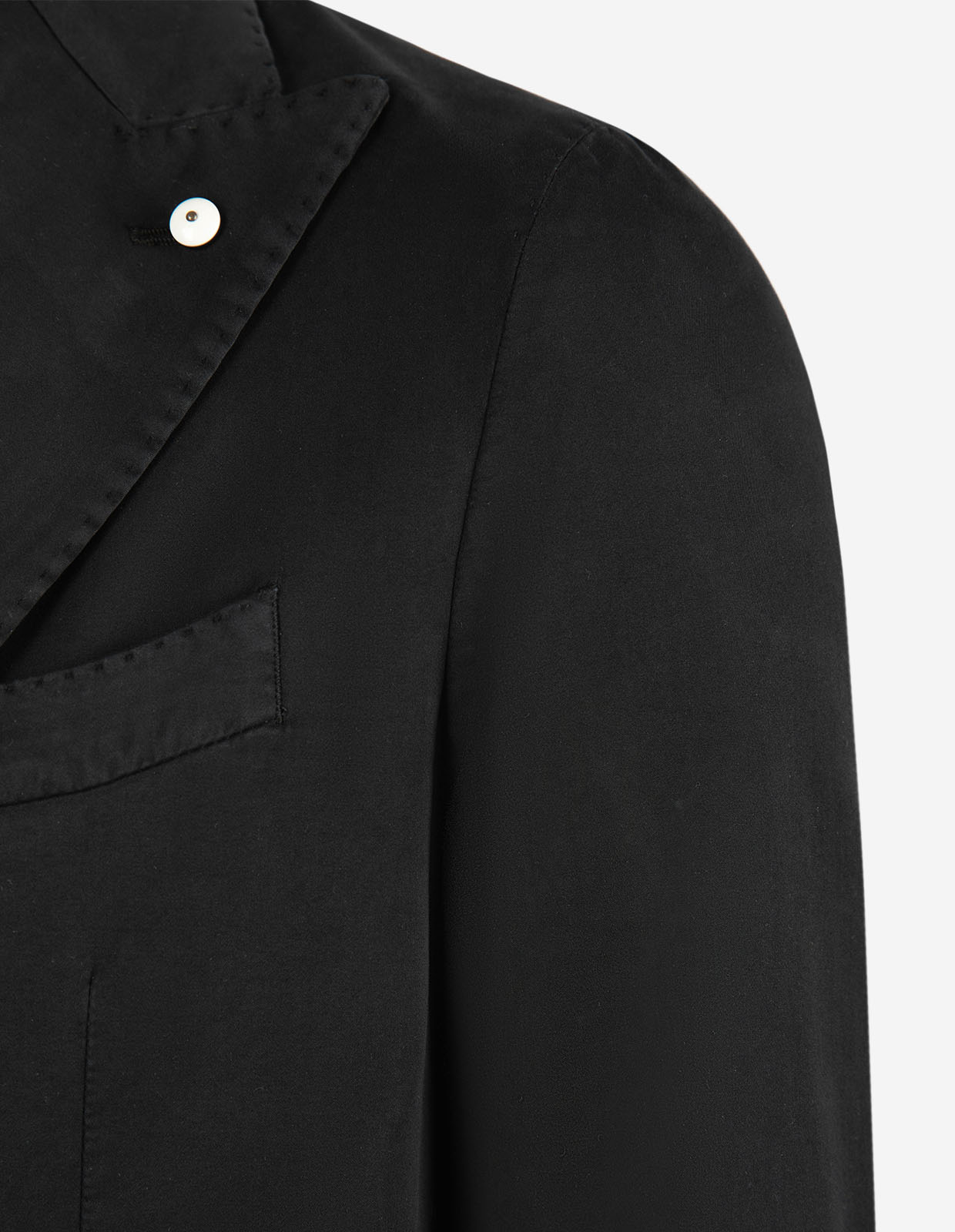 Steve Regular Bomull Siden Svart