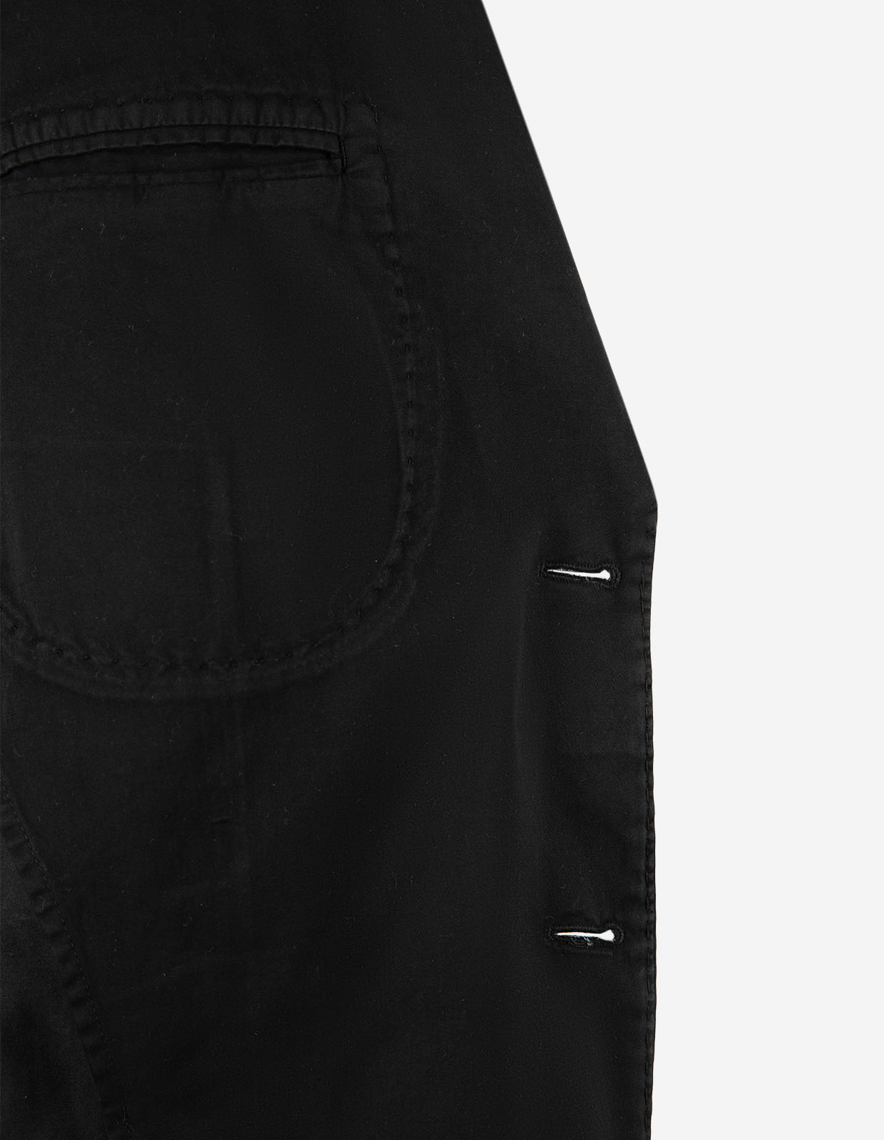 Steve Regular Bomull Siden Svart