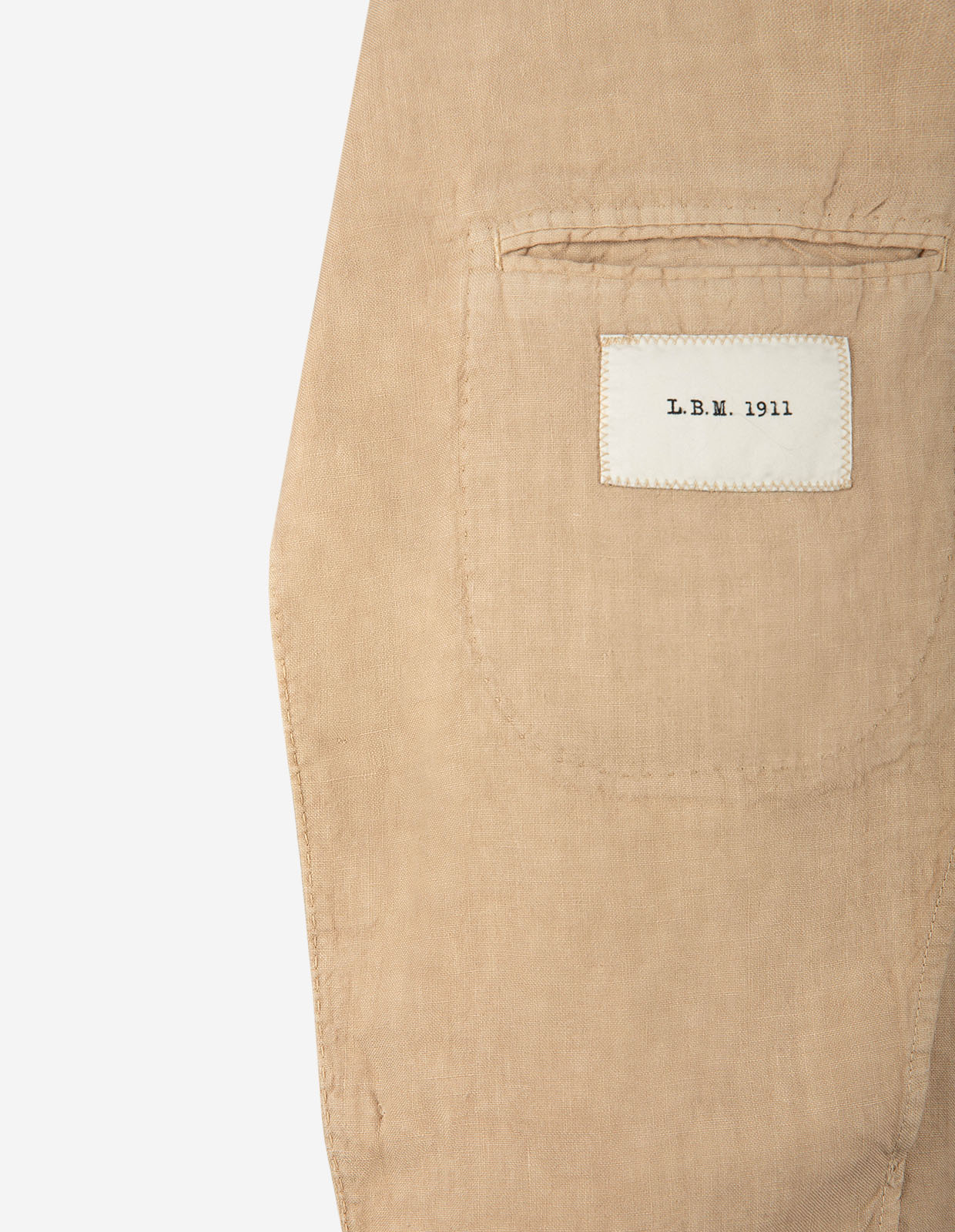 Jack Regular Kavaj Linne Beige