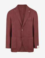 Jack Regular Kavaj Linne Vinröd