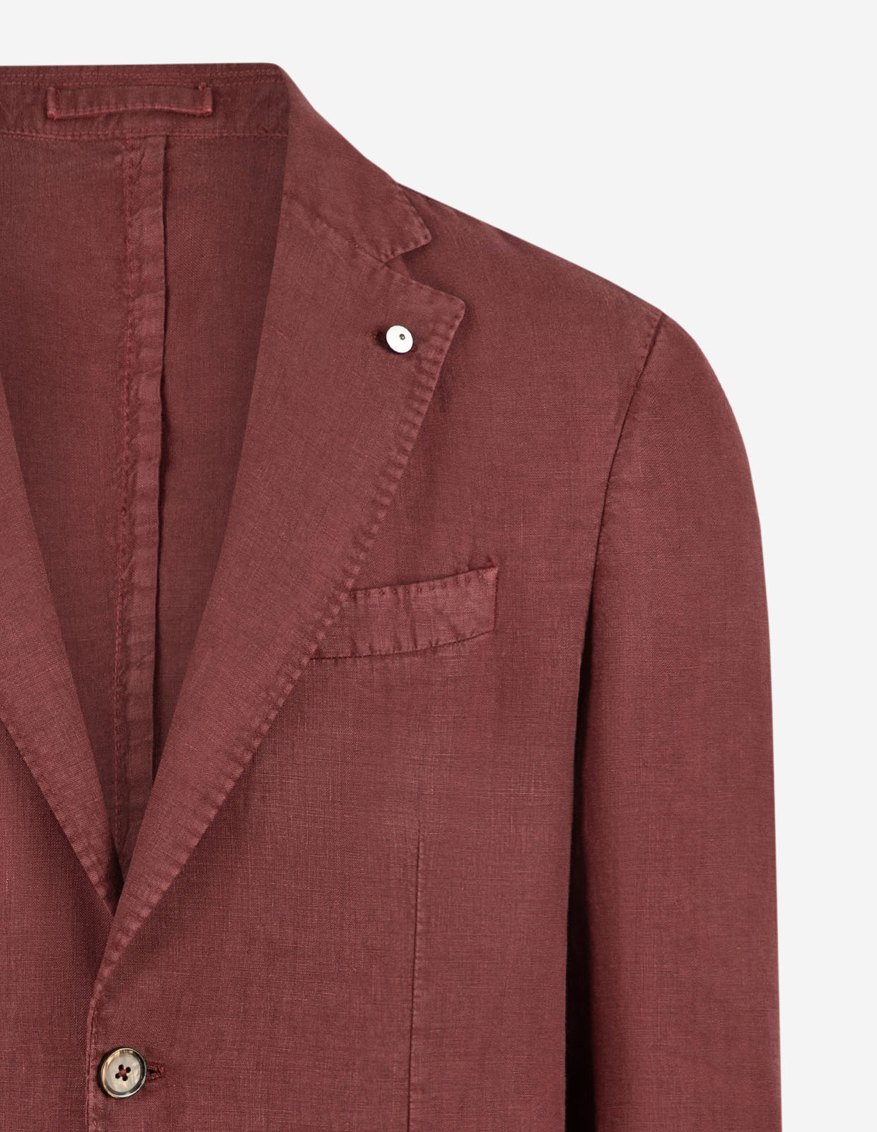 Jack Regular Kavaj Linne Vinröd