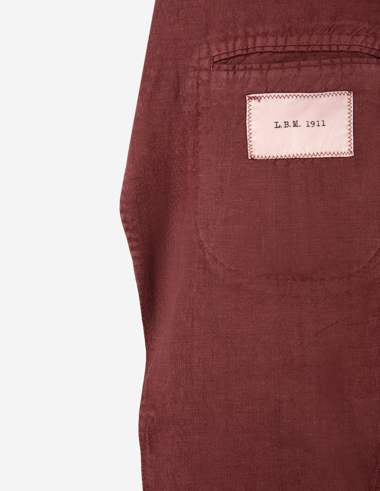 Jack Regular Kavaj Linne Vinröd