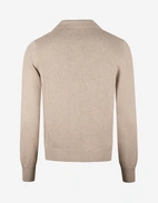Skjortcardigan Bomull Cashmere Beige