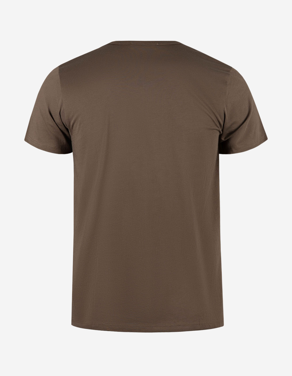 T-shirt Pimabomull Mörkbrun