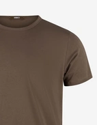 T-shirt Pimabomull Mörkbrun