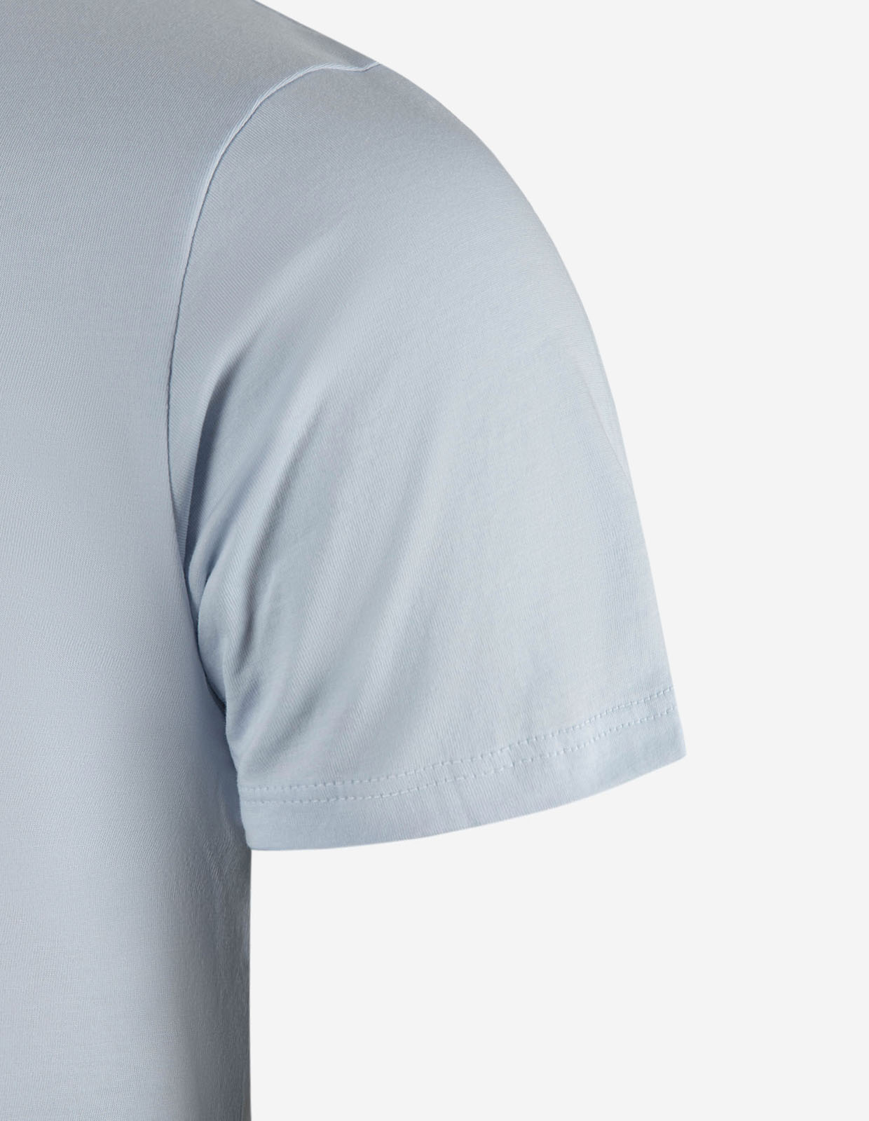 T-shirt Pimabomull Ljusblå