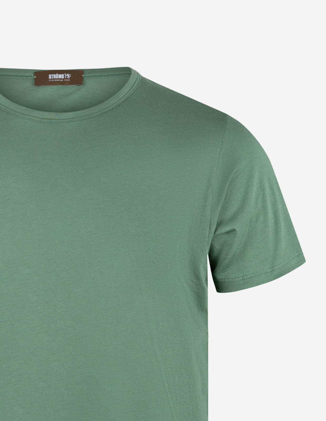 T-shirt Pimabomull Mörkgrön