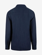 Glenn Overshirt Lyocell Linne Mellanblå