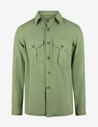 Glenn Overshirt Lyocell Linne Grön