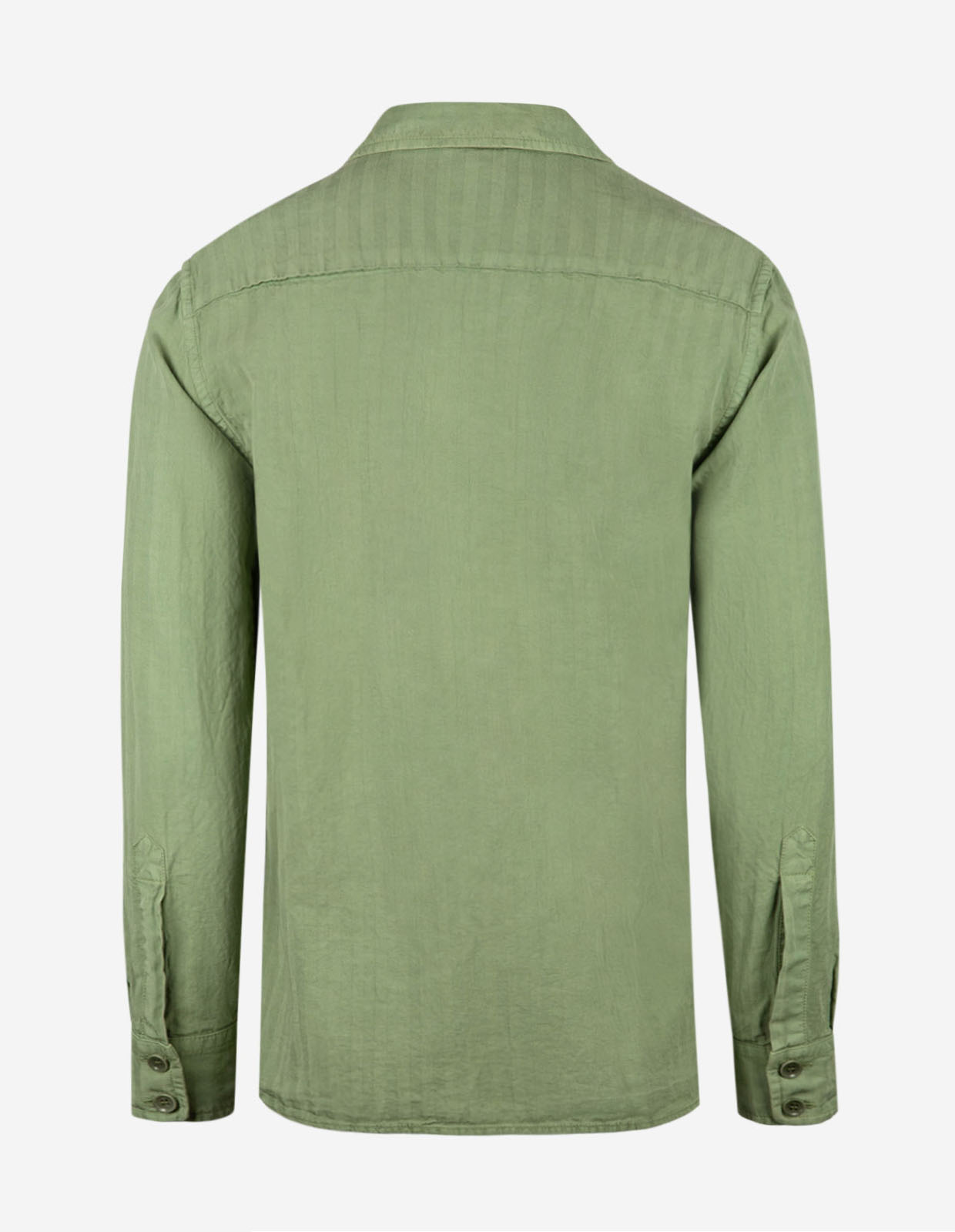 Glenn Overshirt Lyocell Linne Grön