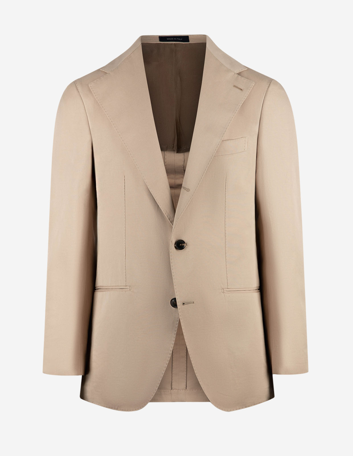 Sartorial Jacket Linne Bomull Beige