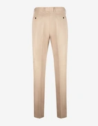 Sartorial Trouser II Dubbelplissering Linne Bomull Beige