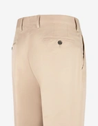 Sartorial Trouser II Dubbelplissering Linne Bomull Beige