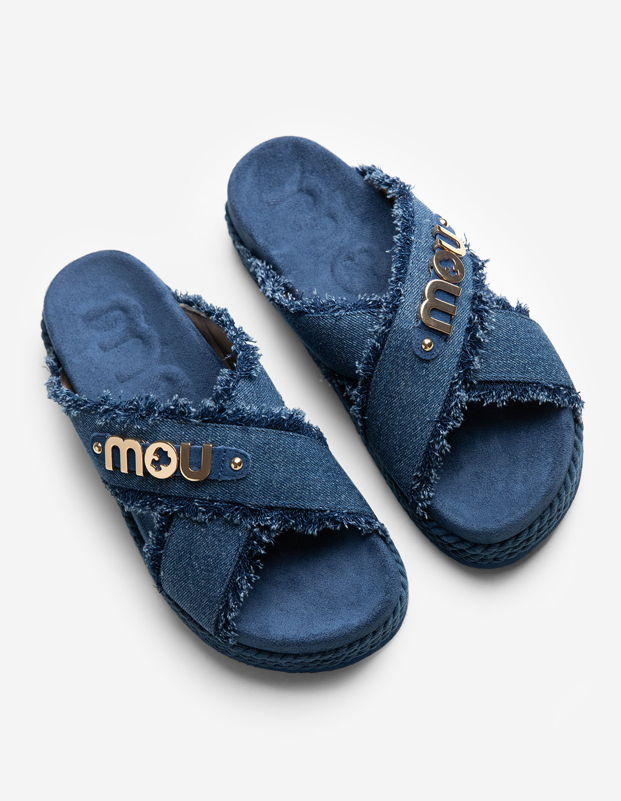 Bio Rope Sandal Denimblå