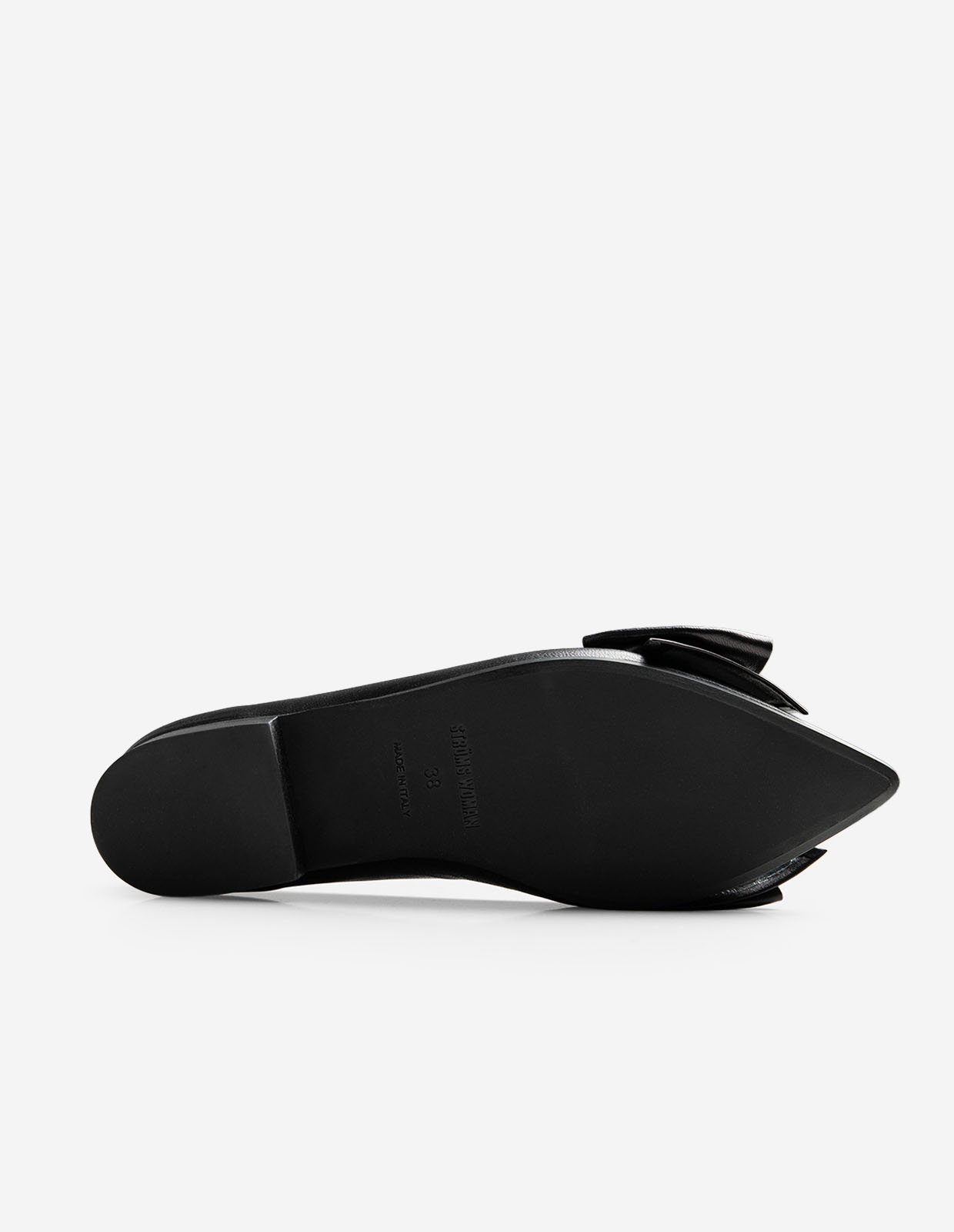 Ballerina med Rosett Svart