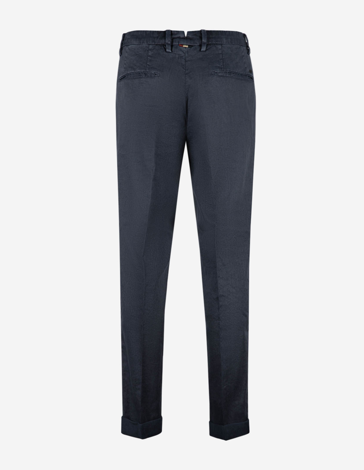 Boston Chinos Relaxed Fit Linne Bomullsstretch Navy