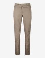 Regular Chinos Bomull Stretch Gråbeige
