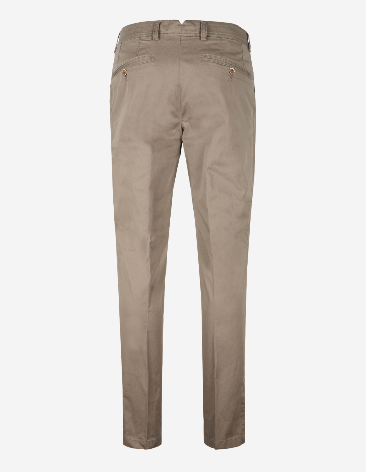Regular Chinos Bomull Stretch Gråbeige