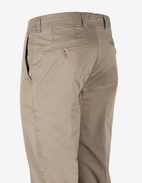 Regular Chinos Bomull Stretch Gråbeige