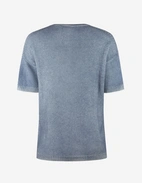 Two-Face T-Shirt Cashmere Denim/Ljusblå
