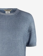Two-Face T-Shirt Cashmere Denim/Ljusblå