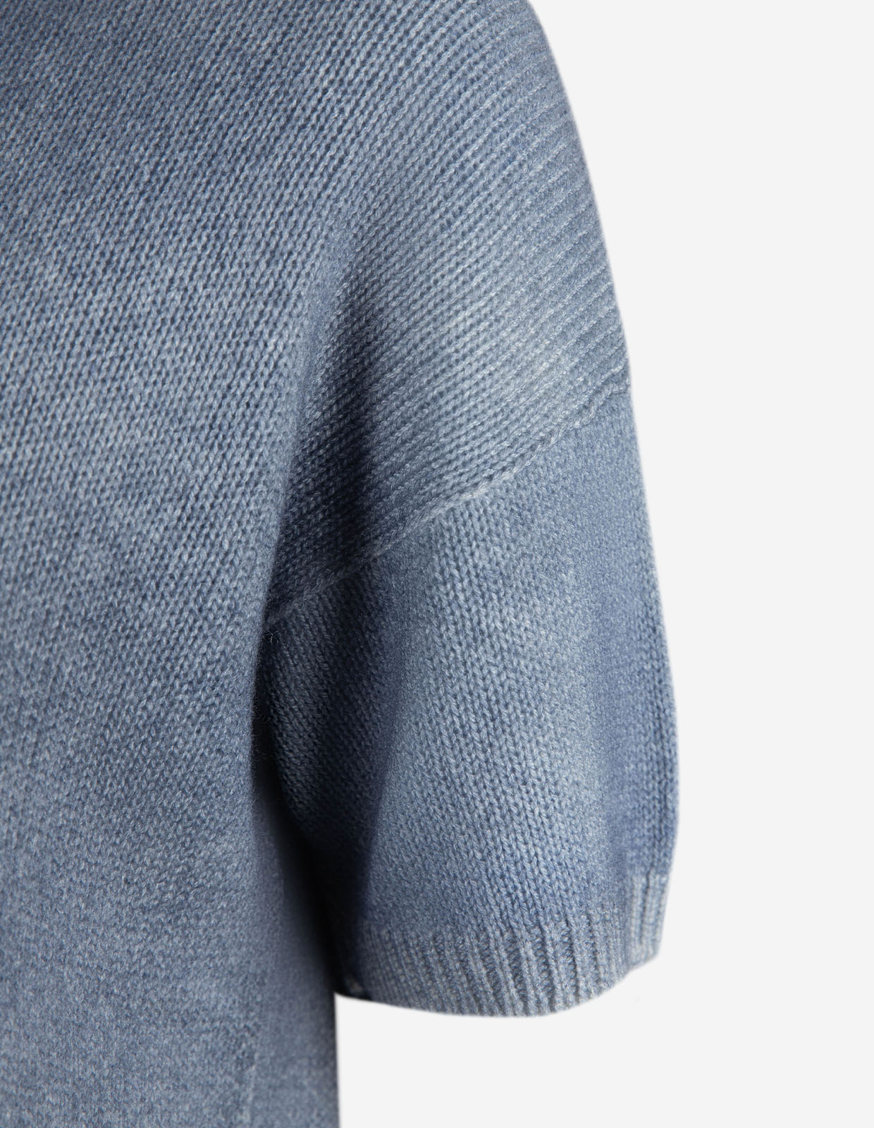 Two-Face T-Shirt Cashmere Denim/Ljusblå