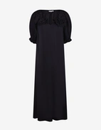 Puffärmsklänning Navy