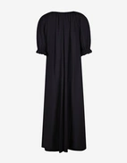 Puffärmsklänning Navy
