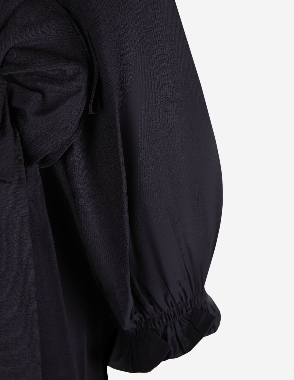 Puffärmsklänning Navy