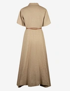 Mason Klänning Linne Beige