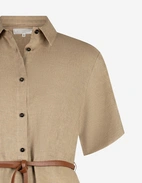 Mason Klänning Linne Beige