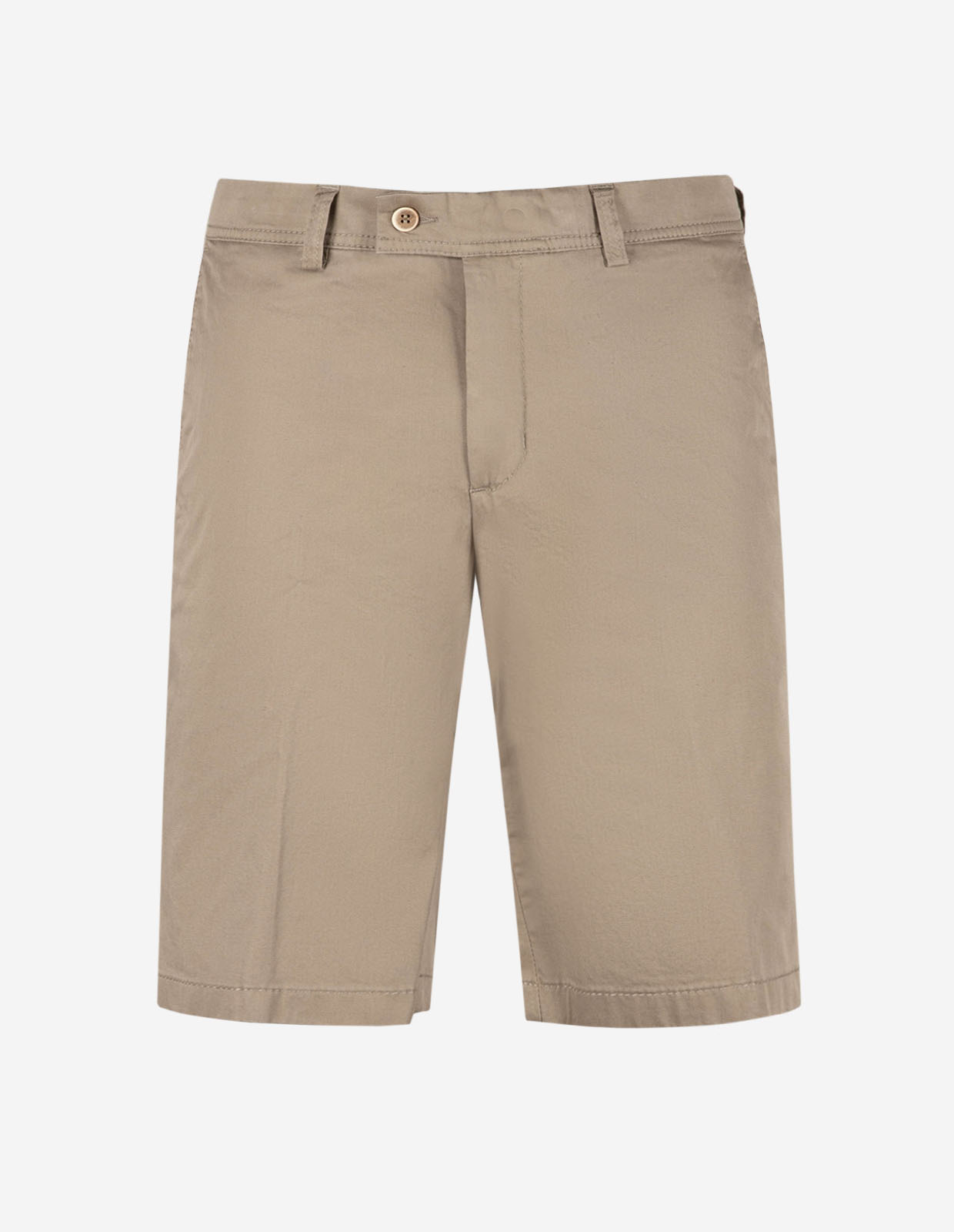 Shorts Bomull Stretch Gråbeige