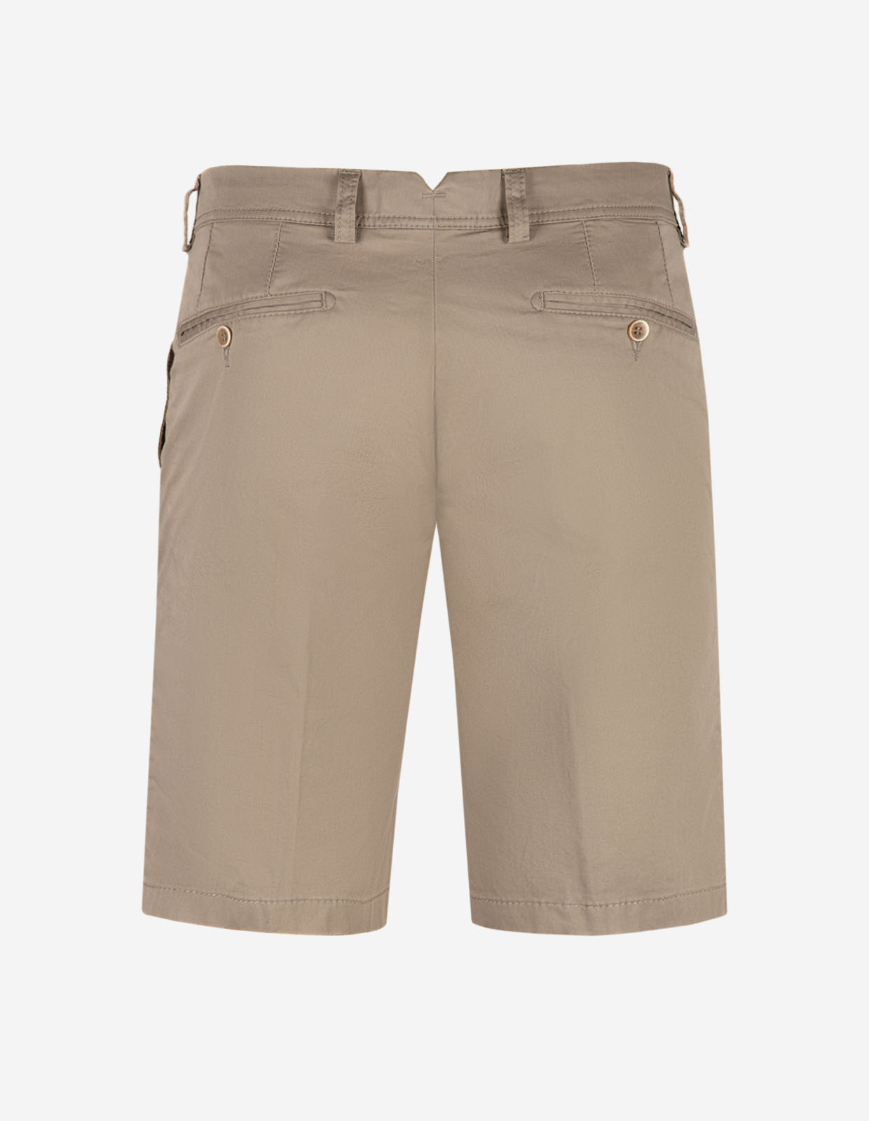 Shorts Bomull Stretch Gråbeige