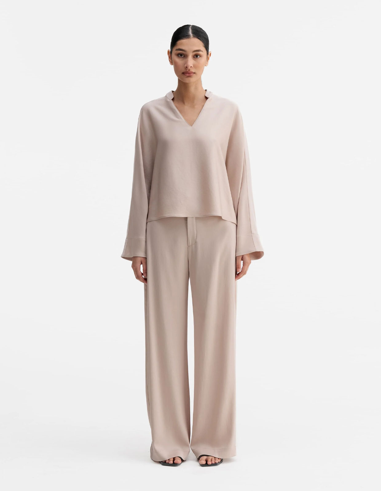 Mila Byxa Gråbeige