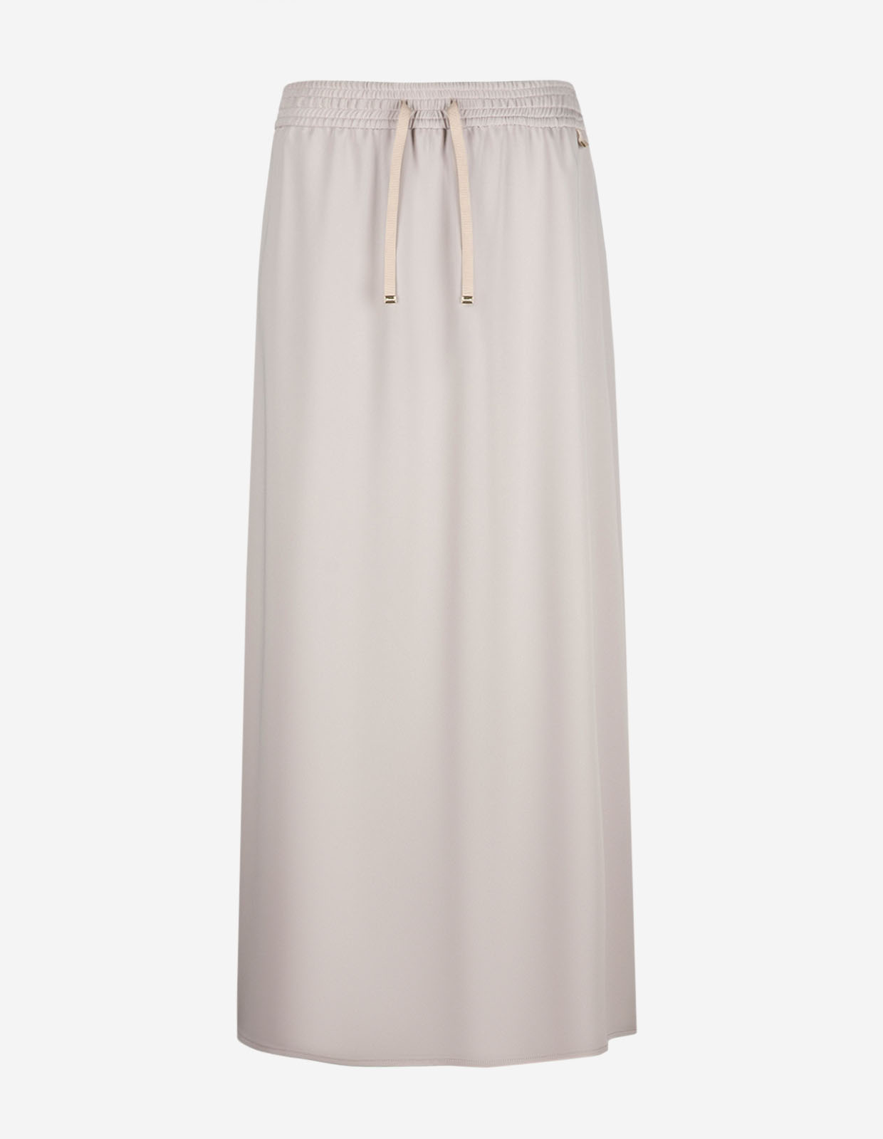 Satin Kjol Ljusbeige