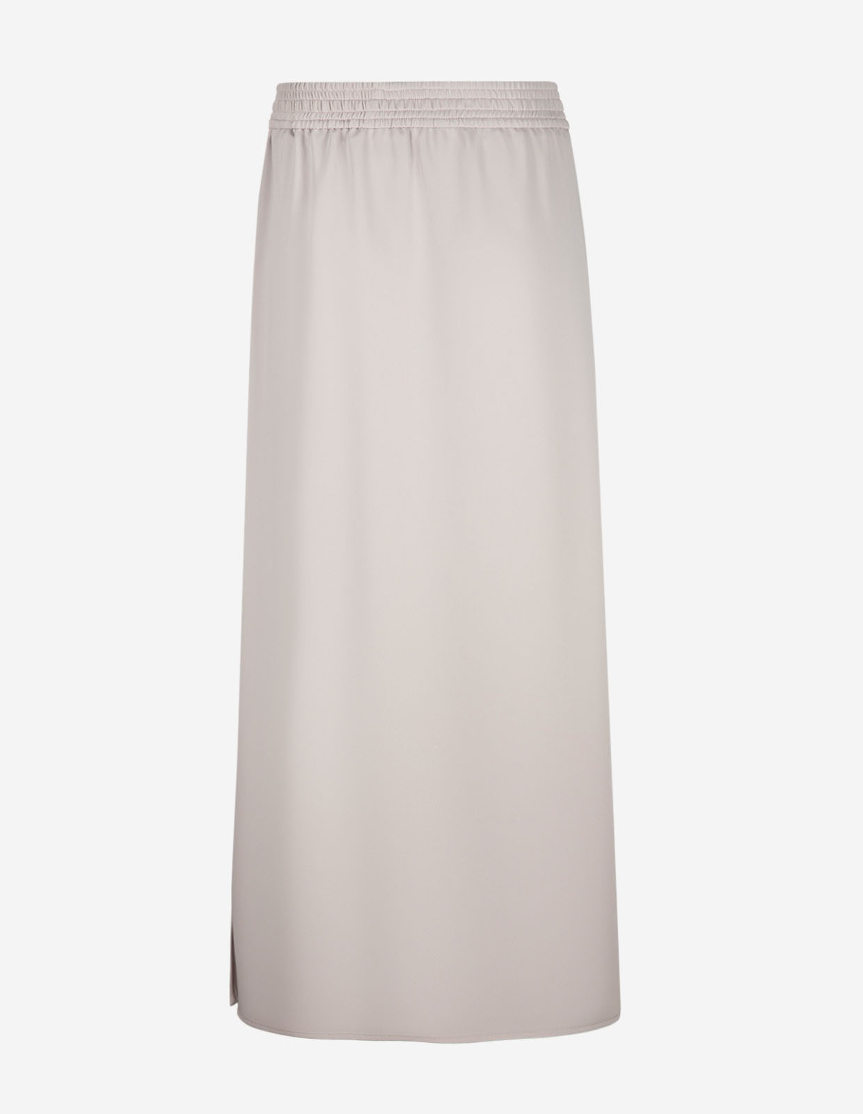 Satin Kjol Ljusbeige