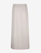 Satin Kjol Ljusbeige