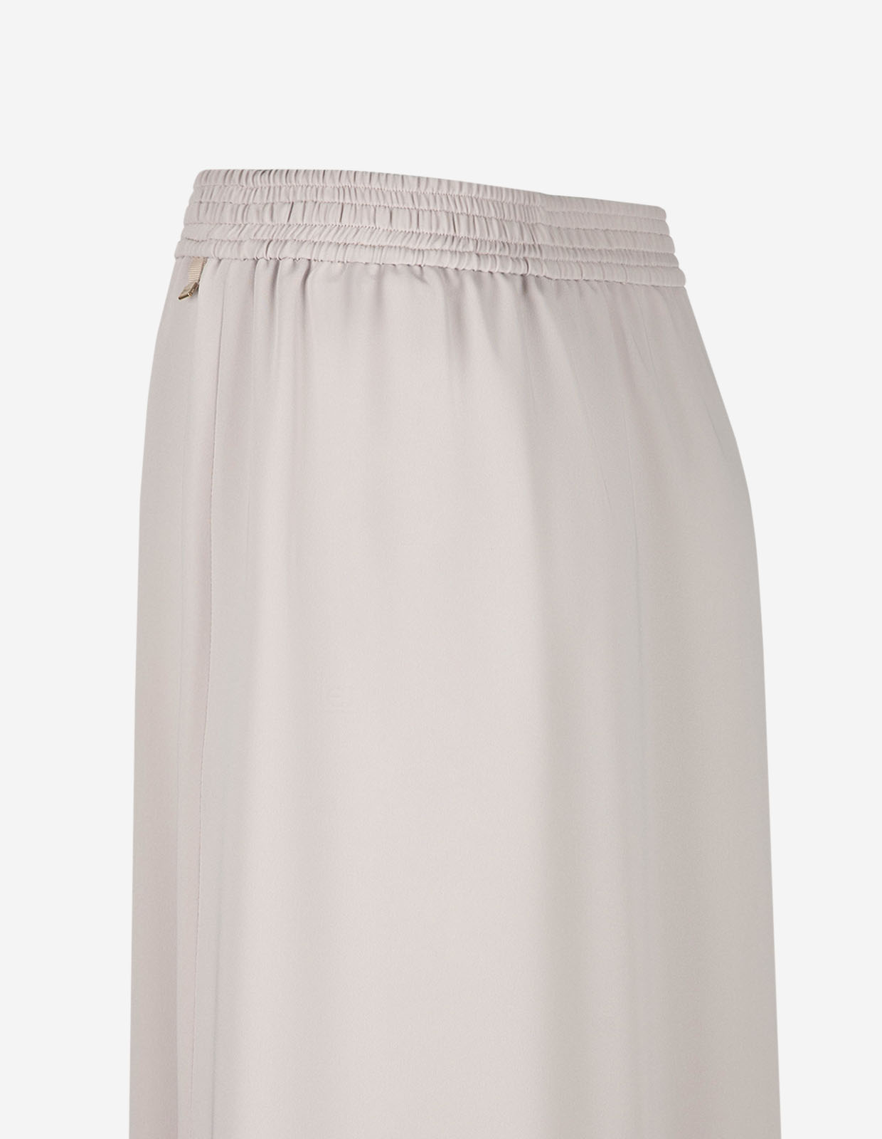 Satin Kjol Ljusbeige