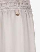 Satin Kjol Ljusbeige