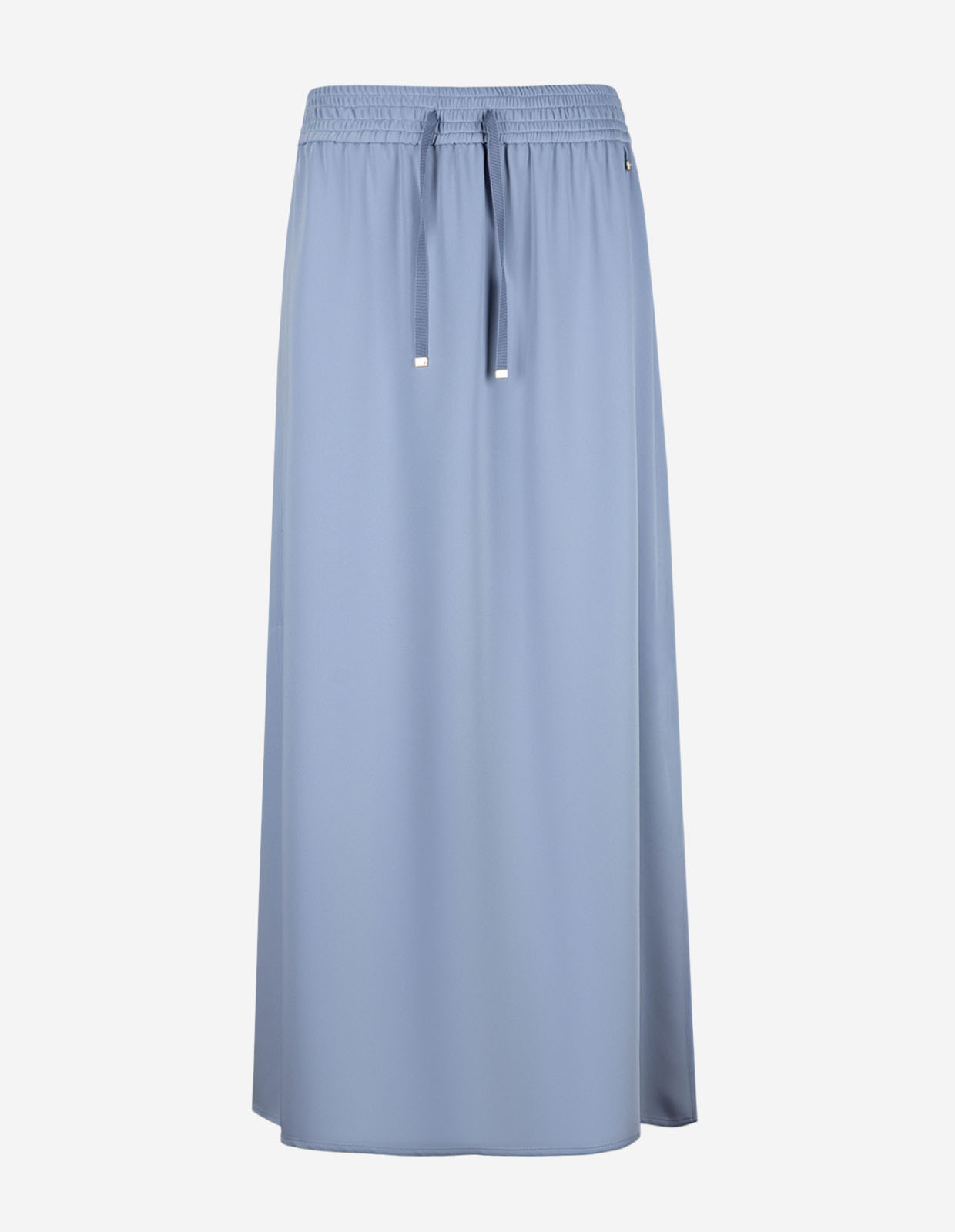 Satin Kjol Blå