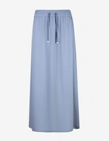 Satin Kjol Blå