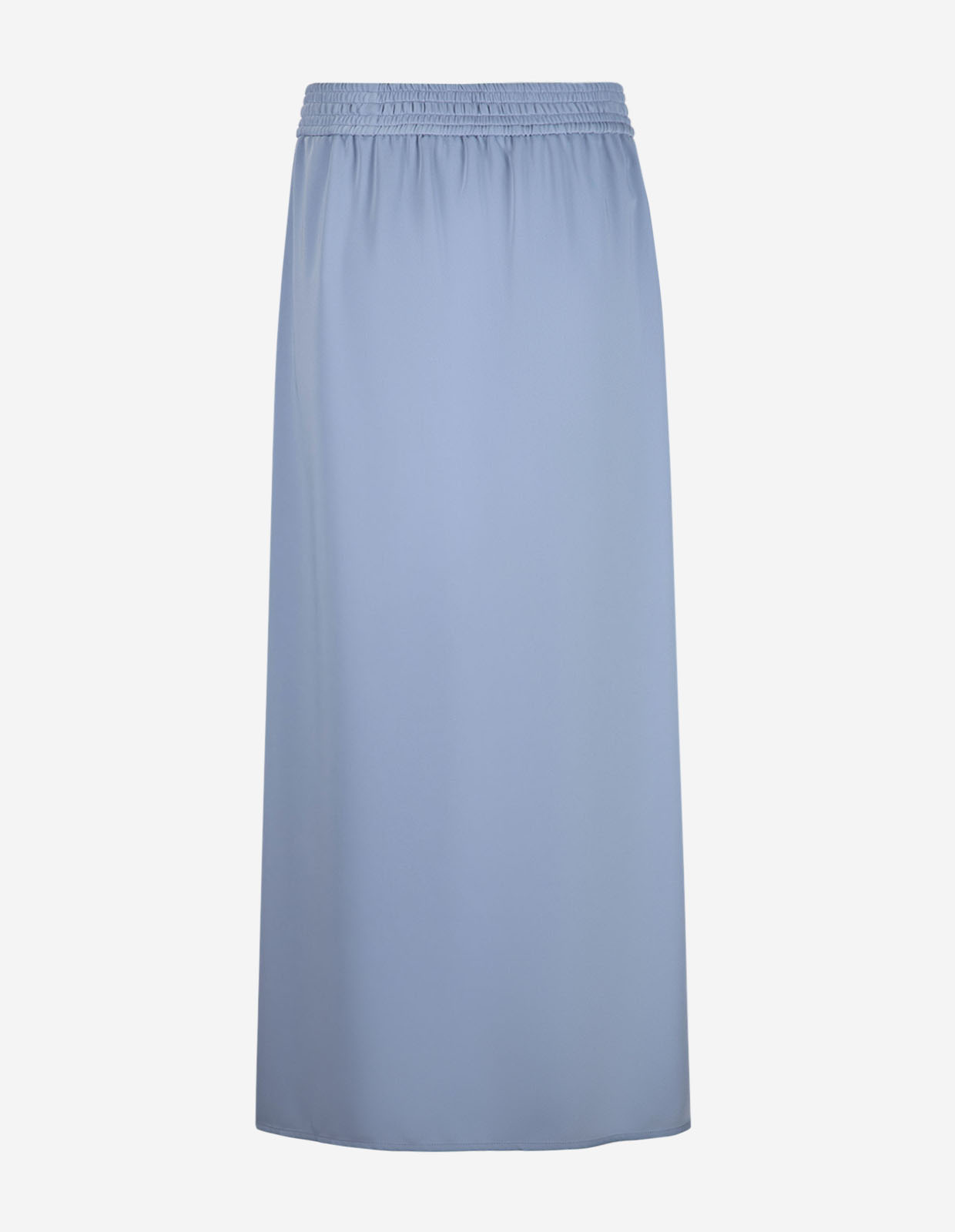 Satin Kjol Blå